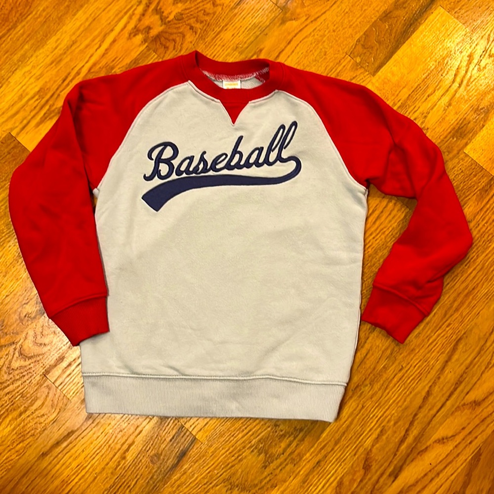 Gymboree Embroidered Baseball Sweatshirt